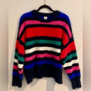 Multicolor pullover sweater